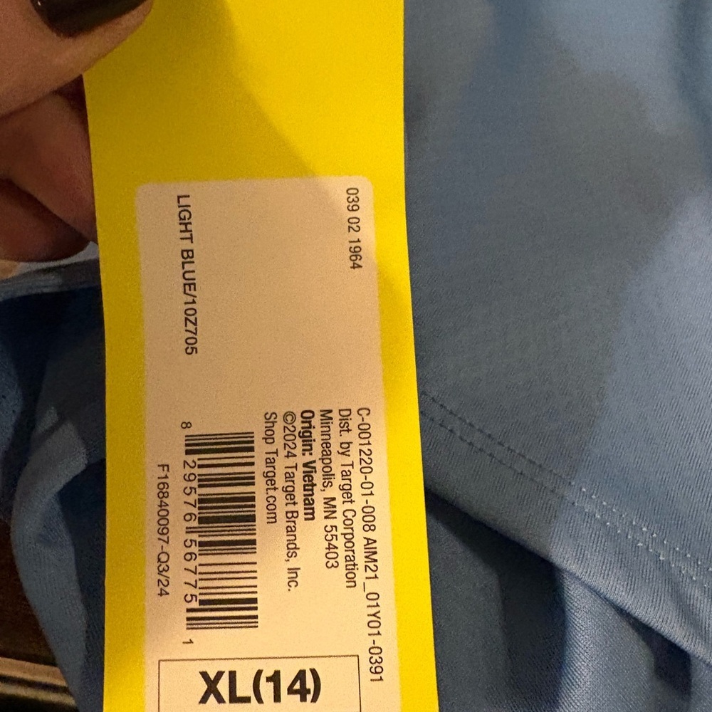 Cat & Jack Light Blue Kids Shorts - Picture 3 of 3